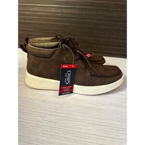 Chaps Summerville Chuck Mens Size 11 Chocolate Brown Memory Foam Chukka Boots
